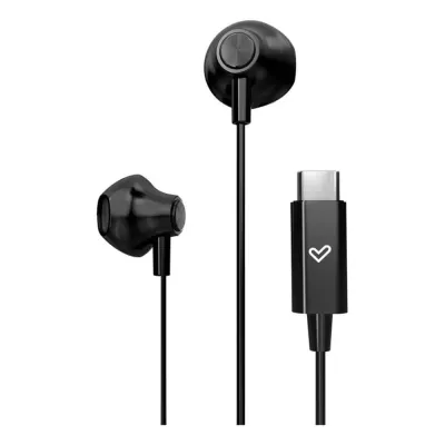 Auriculares Energy Sistem EasyPods Type C Space Intraurales con cable USB-C Negro