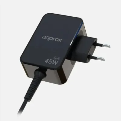 Cargador de pared approx! APPA45GAN USB-C Negro 45W