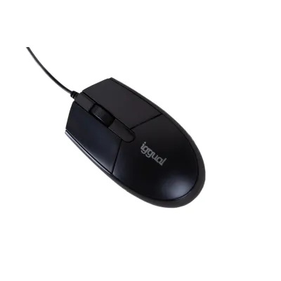 Ratón iggual COM-BASIC3-800DPI Con cable Negro