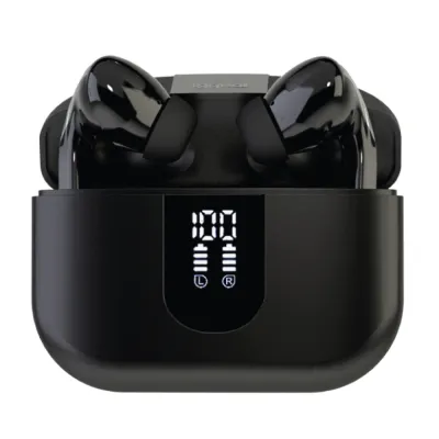 iggual Auriculares inalámbricos TWS Bluetooth negr