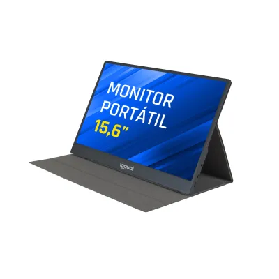 Monitor portátil iggual 15.6" FHD IPS USB-C + funda
