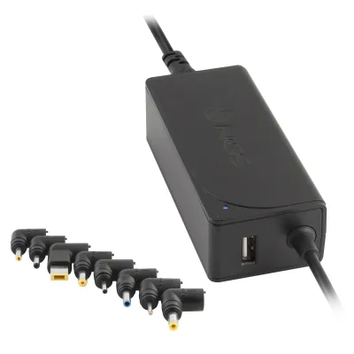 Cargador para portátil NGS W-45W Clavija de portátil Negro