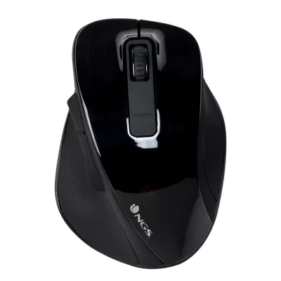 Ratón NGS Bow Inalámbrico Negro
