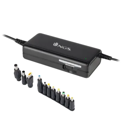 Cargador para portátil NGS Ban Clavija de portátil Negro 90W