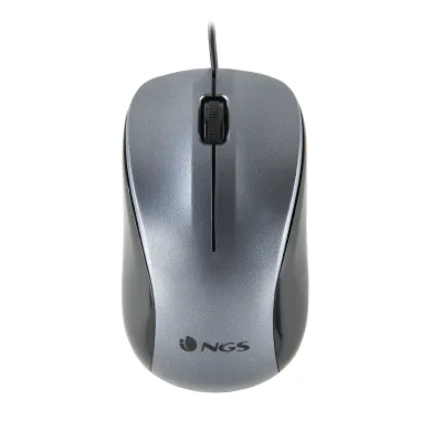 Ratón NGS Óptico GRAY Con cable Gris