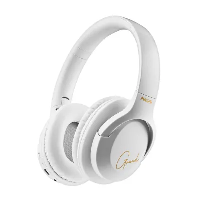 Auriculares NGS Artica Greed Diadema Bluetooth USB-C Jack 3,5 mm Blanco