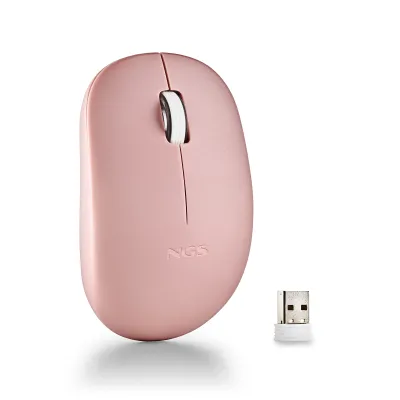 Ratón NGS FOG PRO Inalámbrico Rosa