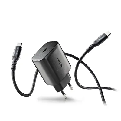 Cargador de pared NGS BUD 45W-C USB-C Negro