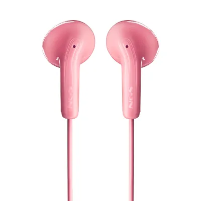 Auriculares NGS Cross Flip Intraurales con cable Jack 3,5 mm Rosa