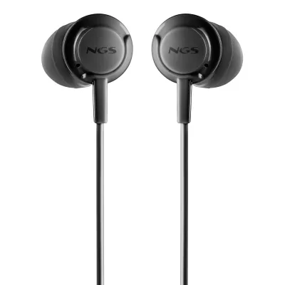 Auriculares NGS Cross Drift Intraurales con cable Jack 3,5 mm Negro
