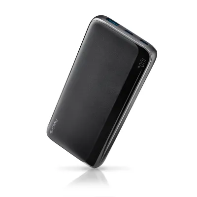 Batería externa NGS QUIZ 10 USB-C USB-A Negro 18W