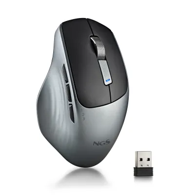 Ratón NGS LUSH-RB Inalámbrico Bluetooth Negro