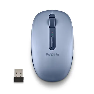 Ratón NGS FOG DUAL BLUE Inalámbrico Bluetooth Azul