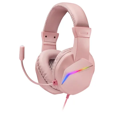Auriculares Mars gaming MH122 Diadema Jack 3,5 mm Rosa