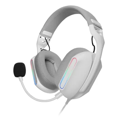 Auriculares Mars gaming MH-PRO Diadema USB-A Jack 3,5 mm Blanco