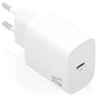 Cargador de pared Aisens Cargador GaN 30W USB-C Blanco