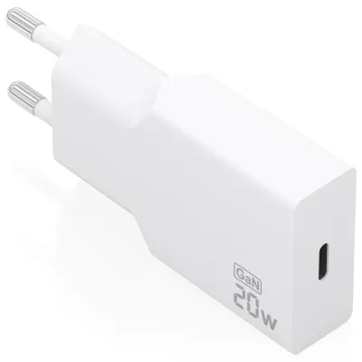 Cargador de pared Aisens Cargador Ultra Delgado GaN 20W USB-C Blanco