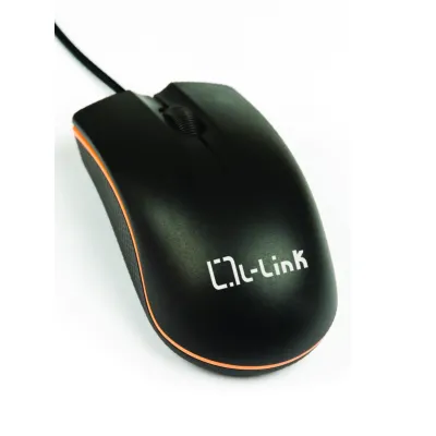 Ratón L - link LL-2081 Con cable Negro