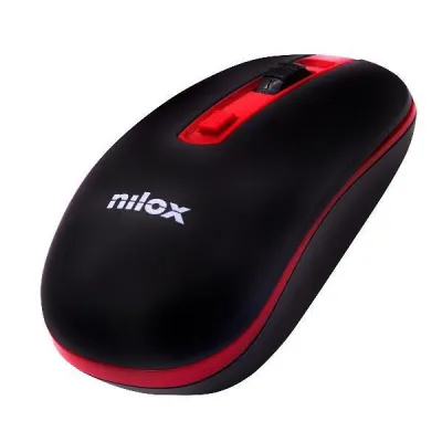 Ratón Nilox NXMOWI2002 Inalámbrico Negro