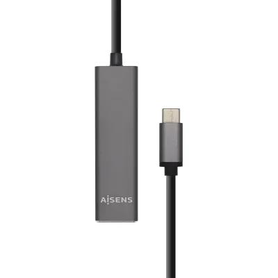 Hub USB Aisens A109-0403 USB-C 4x USB 3.0 Gris
