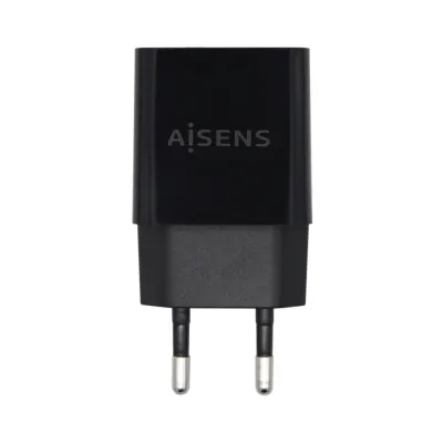 AISENS Cargador USB 10W Alta Eficiencia, 5V/2A, Negro