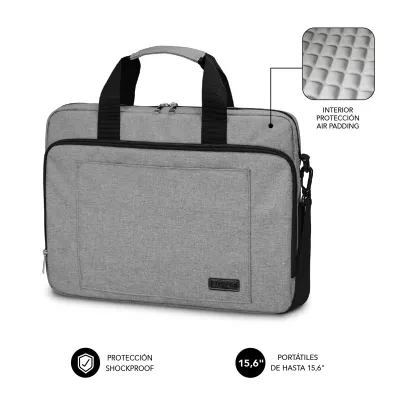 Maletín Subblim Air Padding 15.6" Gris