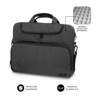 Maletín Subblim Air Padding 15.6" Gris (Gris oscuro)