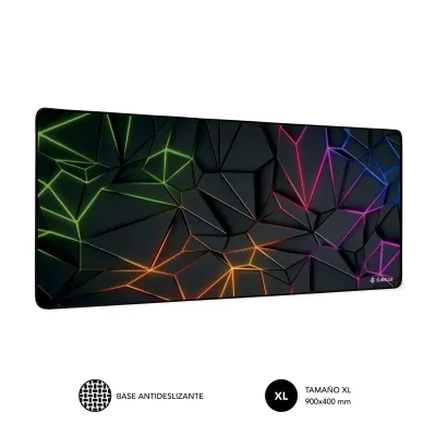Alfombrilla Subblim Neon Obsidian XL XXL Negro
