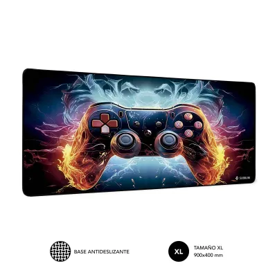 Alfombrilla Subblim GameCore XL Negro