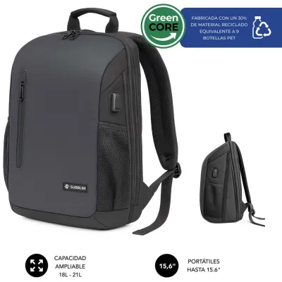 Mochila Subblim Nomad Xpand Air Padding 15.6" Negro