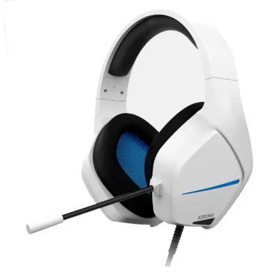 Auriculares Krom Kopa Move Diadema Jack 3,5 mm Blanco
