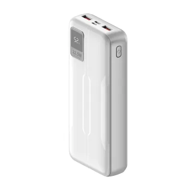 Batería externa Leotec LEPOW20W22W USB-C USB-A Blanco 18W