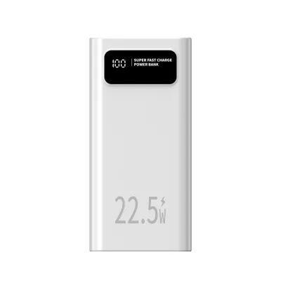 Batería externa Leotec LEPOW30W22W USB-C USB-A Blanco 18W