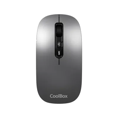 Ratón CoolBox W02-IA Inalámbrico Bluetooth Gris