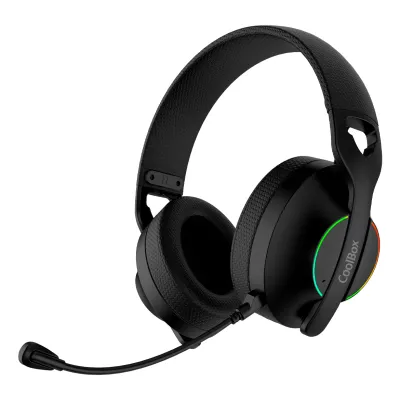 Auriculares CoolBox WB01 Diadema Bluetooth Inalámbrico 2,4 GHz Negro