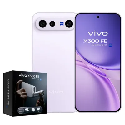 Móvil Vivo X300 FE 5G 512GB 12GB Púrpura + cargador, kit fotográfico