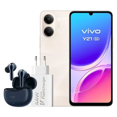 Móvil Vivo Y21 5G 6.74" MediaTek Dimensity 6300 4GB 256GB Oro