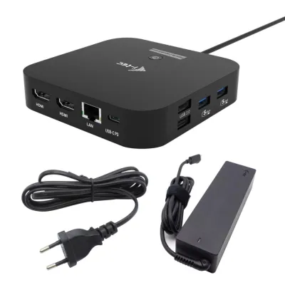 Docking station i-tec USB-C Dual HDMI 100W Power Delivery 2 Monitores Negro