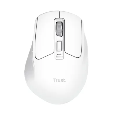 Ratón Trust Niven Con cable Inalámbrico Bluetooth Blanco
