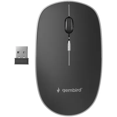 Ratón Gembird MUSW-4B-01 Inalámbrico Negro