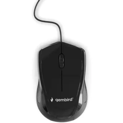 Ratón Gembird MUS-3B-02 Con cable Negro