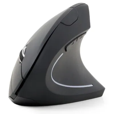 Ratón Gembird MUSW-ERGO-01 Inalámbrico Negro