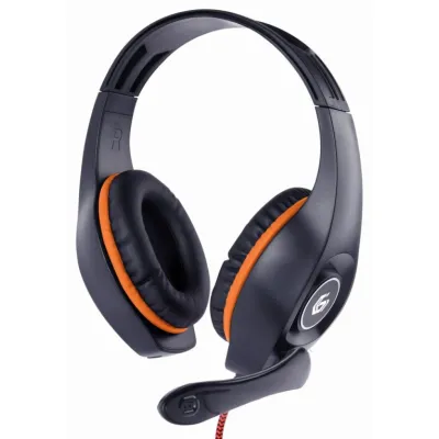 Gembird GHS-05-O auricular y casco Auriculares Alámbrico Diadema Juego Negro, Na