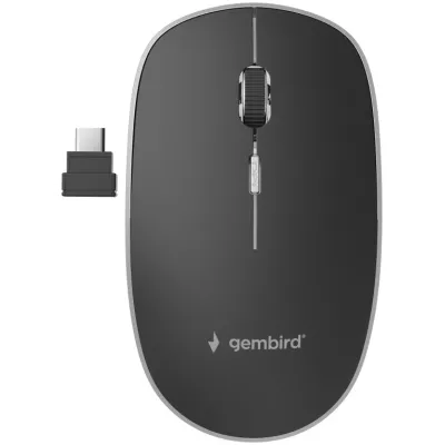 Ratón Gembird MUSW-4BSC-01 Inalámbrico Bluetooth Negro