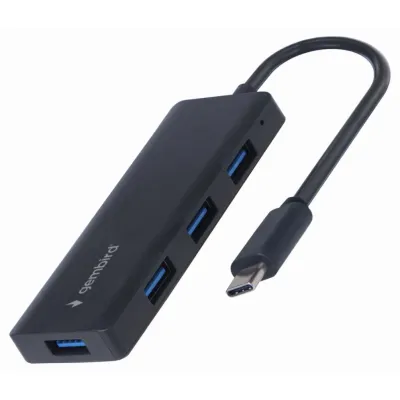 Hub USB Gembird UHB-CM-U3P4-02 USB-C 4 puertos USB 3.2 Negro