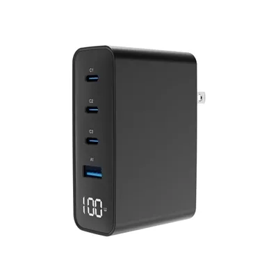 Cargador de pared Gembird TA-UC-1A3CPD100-01BK USB-C USB-A 100W