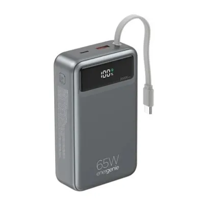 Batería externa Gembird PB20-PD65-LCD-01 USB-C (cable)