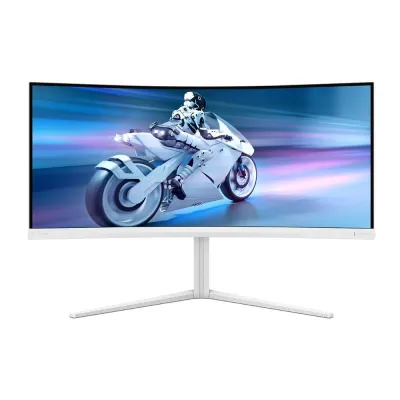 Monitor Philips Evnia 5000 34M2C5501A 34" UWQHD 3440x1440 180Hz VA Curvo Blanco