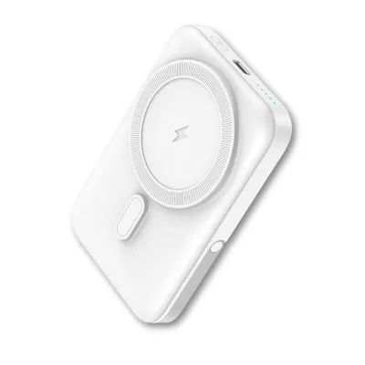 Batería externa Qcharx international Atlas Inalámbrico Blanco 4W