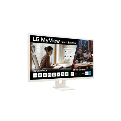 Monitor LG 32SR50F-W 31.5" Full HD IPS Curvo 1800R Blanco